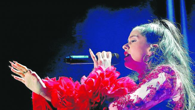 Rosalía presentó su segundo disco el pasado miércoles en un concierto gratuito que tuvo lugar en la madrileña plaza de Colón