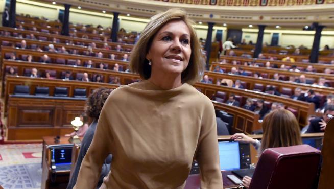 La ex secretaria general del PP, María Dolores de Cospedal, en una foto de archivo.