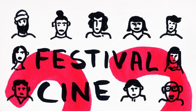 Cartel del Festival de Cine de Zaragoza.