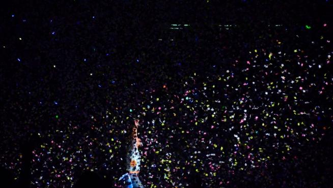 Imagen del último concierto de la gira 'A head full of dreams' compartida por Coldplay desde su blog