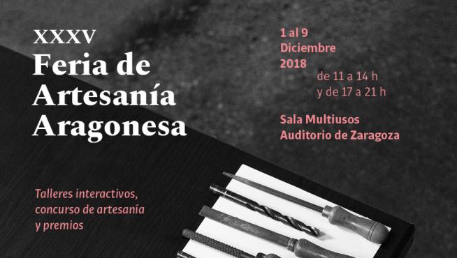 Cartel oficial de la XXXV Feria de Artesanía Aragonesa