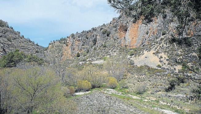 Vista del barranco Hondo, en tierras de Tramacastilla.