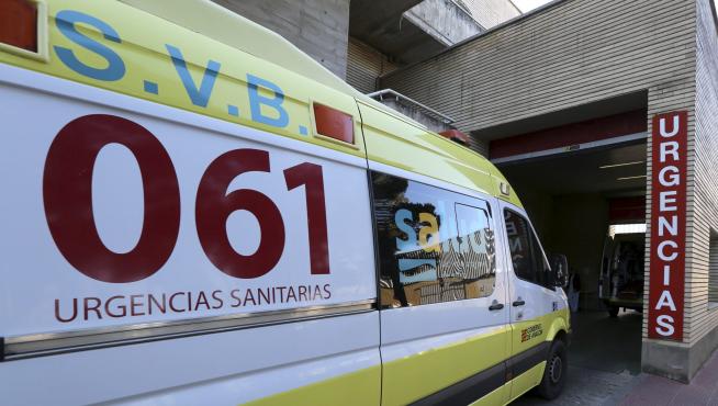 Imagen de archivo de la uvi móvil con base en el hospital San Jorge de Huesca