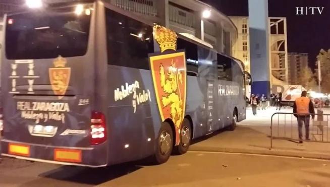 El Real Zaragoza llega a La Romareda