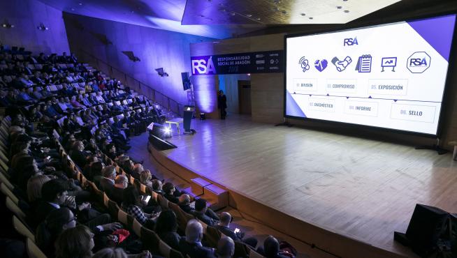 La jornada anual de RSA ha tenido lugar este martes en el Auditorio de Zaragoza.