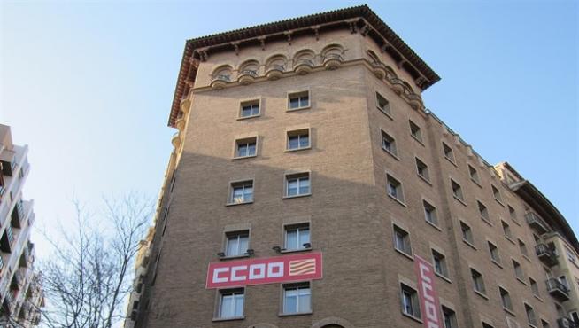 Sede de CC. OO. de Aragón en Zaragoza