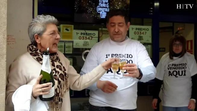 El Gordo de la Lotería, también reparte suerte en Teruel