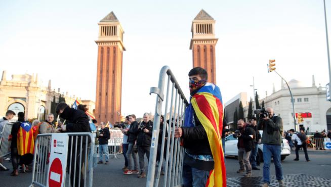 Protestas de los CDR por la presencia del Rey en Barcelona