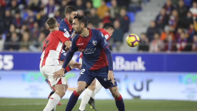 Enric Gallego, durante el partido frente al Athletic de Bilbao.