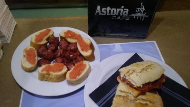 Bocadillo de longaniza, del Astoria.