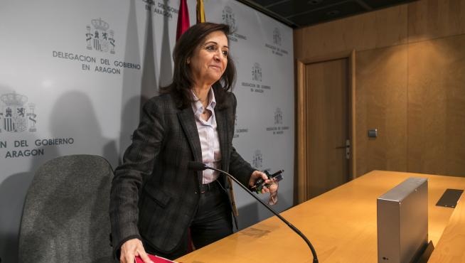 La delegada del Gobierno en Aragón, Carmen Sánchez.