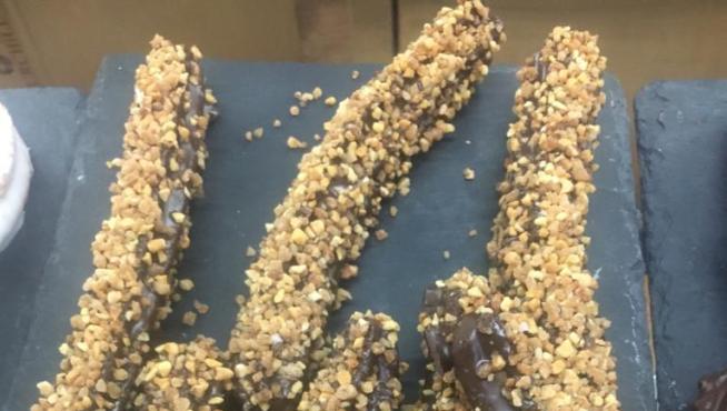 Churros crocante de la Chocolatería Ulzama.