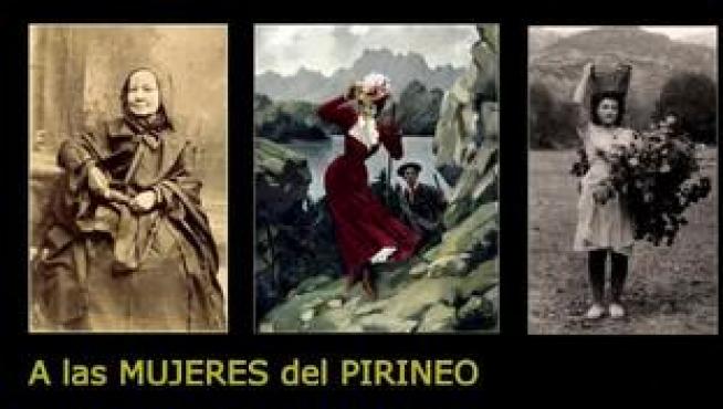 En Llanos del Hospital también han querido mostrar su apoyo a las mujeres, en este caso a las del Pirineo, haciendo un repaso a su historia.