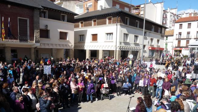 Manifestación del 8 de marzo en Sabiñánigo