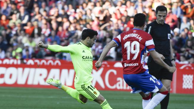 Granada- Real Zaragoza, de Segunda División.
