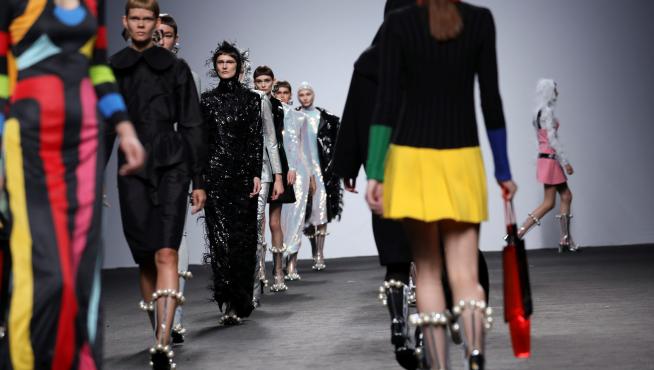 Desfile de María Escoté del pasado enero en la Madrid Fashion Week.