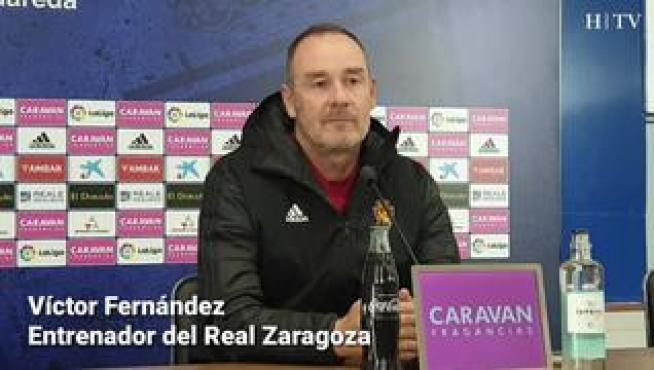 El entrenador del Real Zaragoza, Víctor Fernández, ha hablado este viernes en rueda de prensa sobre el próximo partido frente al Mallorca y sobre la situación del equipo.