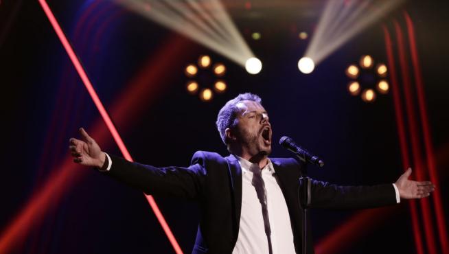 Ángel Cortés cantó 'Amapola' en la semifinal de La Voz