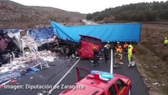 El siniestro se ha producido a las 18.30 y ha obligado a cortar la carretera.