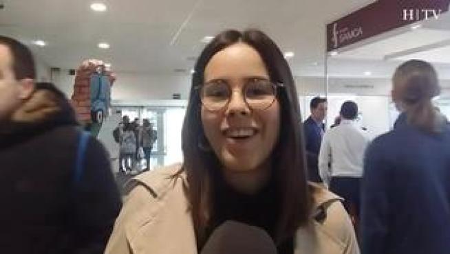La feria del Empleo Expo Talent celebra este miércoles su décimo quinta edición en el Campus Río Ebro de Zaragoza. Heraldo TV ha preguntado a los asistentes qué tipo de empleo o práctica están buscando.