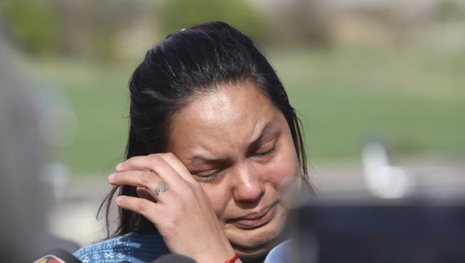 Mariela Benítez ha roto a llorar varias veces durante su comparecencia.