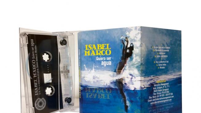 La música zaragozana Isabel Marco ha lanzado su nuevo trabajo, 'Quiero ser agua', en cassette.