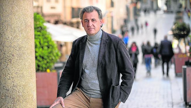 Joaquin Moreno, candidato de ciudadanos por Teruel al congreso delos diputados en las proximas elecciones generales. Foto AntonioGarcia/bykofoto. 09/04/19 [[[FOTOGRAFOS]]]