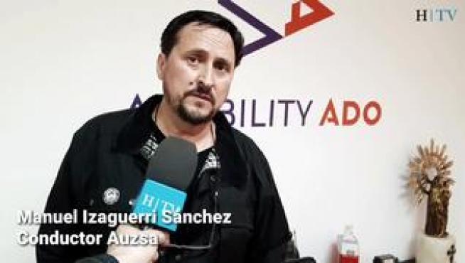 Manuel Izaguerri Sánchez, zaragozano de 58 años, vio la agresión desde el autobús que conduce y no dudó un momento en auxiliar a la chica.
