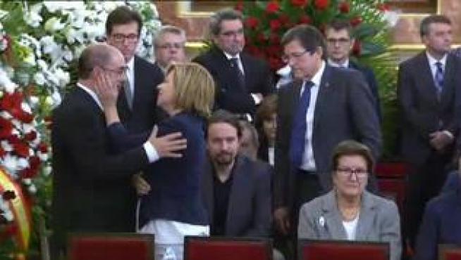 El presidente del Gobierno de Aragón ha reconocido que la muerte de Rubalcaba, un hombre que "pasará a la historia de España" por su sentido de Estado y su capacidad de sacrificio, le ha roto el corazón.