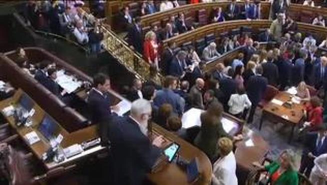 Salvo el Gobierno, este martes nadie tenía un sitio fijo en el hemiciclo.