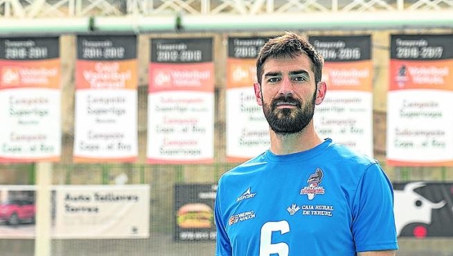 Maxi Torcello, segundo entrenador del Club Voleibol Teruel. FotoAntonio Garcia/Bykofoto. 23/05/19 [[[FOTOGRAFOS]]]