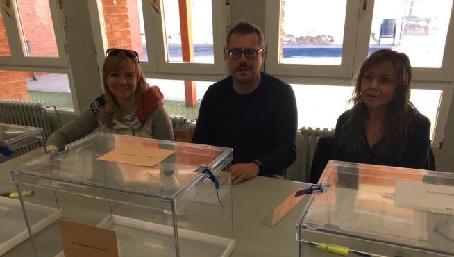 Mesa electoral en María de Huerva a las 9.00