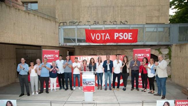 Mitin del PSOE en Utebo.