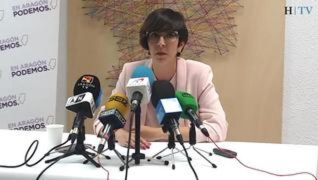 En su lugar entrará Amparo Bella, número 3 de la lista de Podemos al Ayuntamiento de Zaragoza.