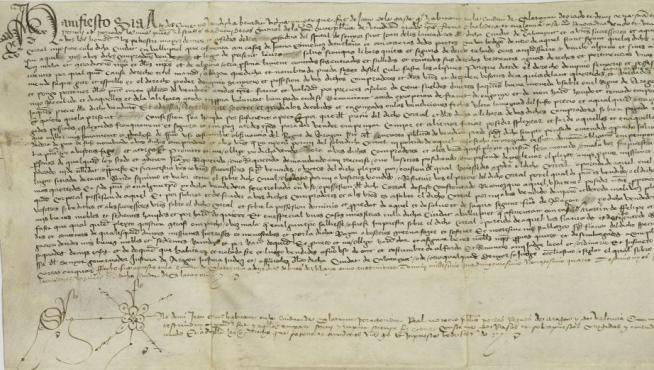 Documento de venta de un corral en el año 1494.