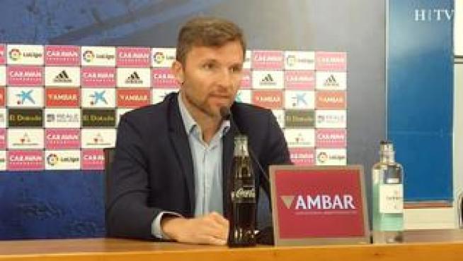 El Director Deportivo del Real Zaragoza, Lalo Arantegui, ha hecho balance de la temporada y ha explicado las causas de la posición del Real Zaragoza en la clasificación.
