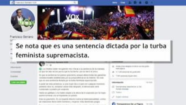 Esta puntualización se produce horas después de que Serrano, cabeza de lista del partido en las elecciones andaluzas, haya considerado en redes sociales que la sentencia por violación a La Manada está "cargada de condicionantes mediáticos y políticos".