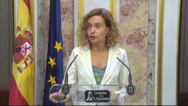 Lo ha anunciado la presidenta del Congreso, Meritxell Batet