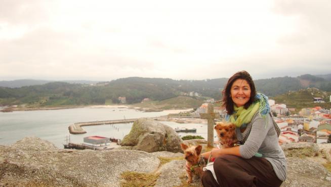 Silvia Porras, fundadora de la iniciativa en Zaragoza ‘Tu perro es bienvenido’.
