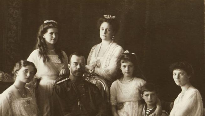 Los miembros de la familia Romanov