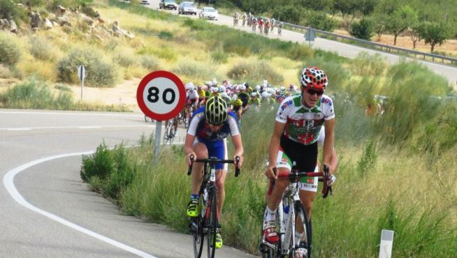 Imagen de la Vuelta al Bajo Aragón de la pasada edición