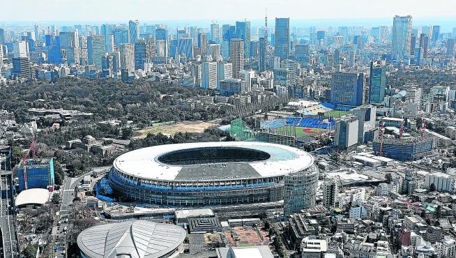 En Tokio solo queda por rematar un par de pabellones y el estadio olimpico. La capital japonesa ya está lista para los juegos del año que viene.