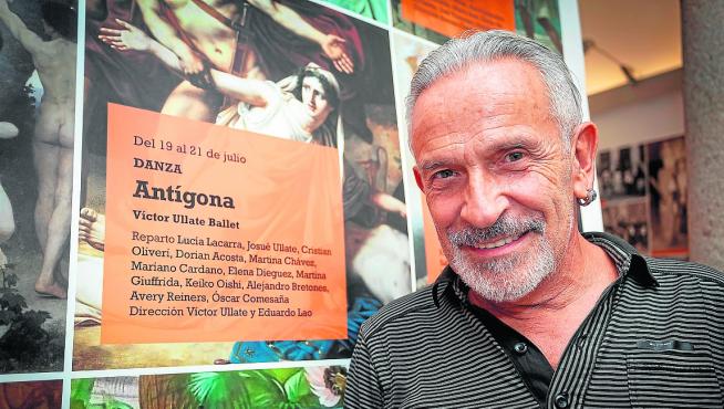 Víctor Ullate, el pasado julio, en la presentación de su último espectáculo, ‘Antígona’.