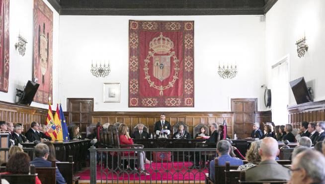 Celebración de la apertura del año judicial en la sede del Tribunal Superior de Justicia de Aragón.