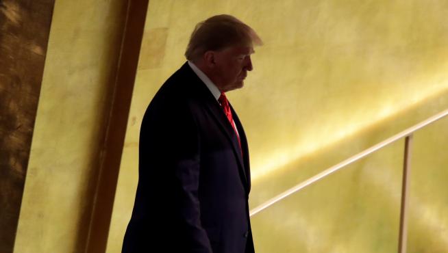 Donald Trump este martes en Nueva York