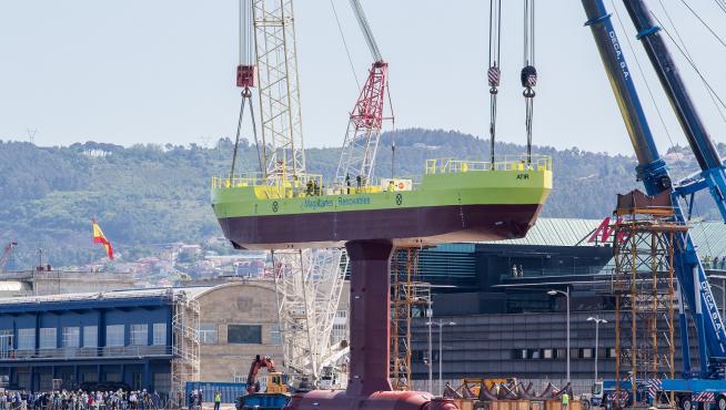 Botadura de la turbina flotante de Magallanes Renovables.