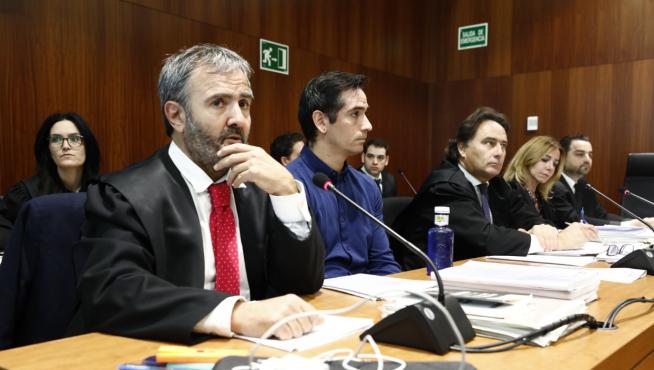 Imágenes de la segunda sesión del juicio contra Rodrigo Lanza por el crimen de los tirantes.
