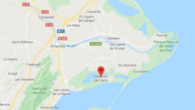 Captura de Google Maps del lugar donde han ocurrido los hechos.