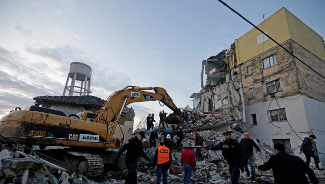 El terremoto ha provocado que muchos edificios se derrumbaran