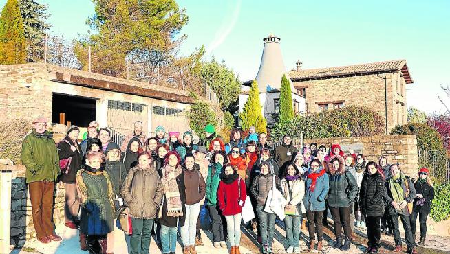 Participantes en el curso avanzado del IAMZ en el municipio de Artieda.